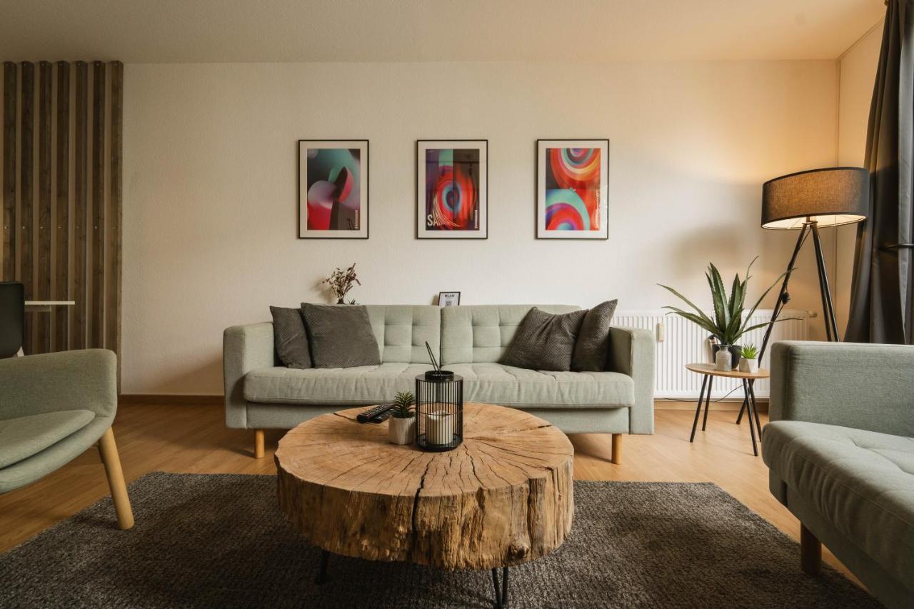 Raum921 - Stilvolles Apartment - Wlan, Tiefgarage, Kueche, Netflix Magdeburg Ngoại thất bức ảnh